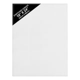 Belle Vous Blank Canvas (4 Pack) - 45 x 60cm (18 x 24 inches) - Large Pre Stretched Canvas Panel Boards - Suitable for Acrylic and Oil Painting also for Sketching and Drawing
