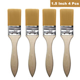 Kurtzy 20 Pcs Paint Brush (Wooden) - Brush Set of 2",1 1/2",1"&1/2" Sizes -Varnish Brush - Gloss Paint Brush -Professional Paint Brushes- suitable for Oil Painting, Acrylic Painting, Wall Painting