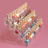 5 Tier Transparent Nail Polish Stand