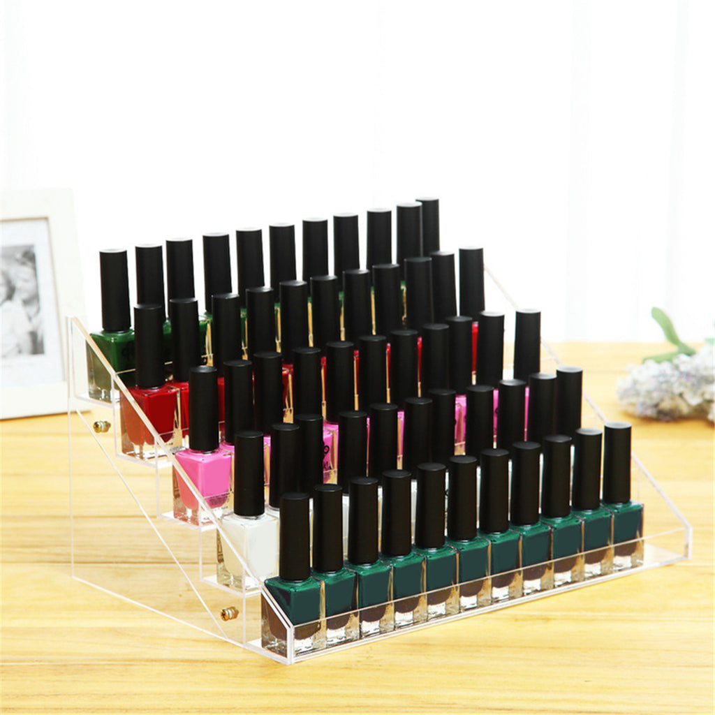 5 Tier Transparent Nail Polish Stand