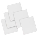 KURTZY 5 pcs Canvas Board - Blank Canvas Set - Artist Canvas Frame - Canvas Panel - Acrylic Painting Board with Pre Stretched Canvas for Artwork, Water Painting board   - 17.7" x 19.6" (44.95 x 49.78cm)