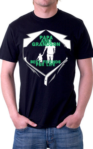 Papa And Grandson - Best Friends Unisex T-Shirt