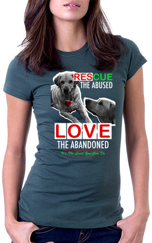 Rescue And Love Dogs Women's Fit T-Shirt