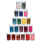 Kurtzy 20 assorted Glitter Shakers for Children for Crafts, Glitter Dust Powder for Arts & Crafts Supplies, Card Making, Scrapbook, 10mg