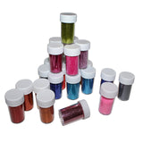 Kurtzy 20 assorted Glitter Shakers for Children for Crafts, Glitter Dust Powder for Arts & Crafts Supplies, Card Making, Scrapbook, 10mg