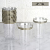 Gobelets en Plastique (300 ml) - 48 Pcs de Verres en Plastique - Verres à Boire pour Fêtes, Pique-nique, Mariage, Cocktails et Jus - Verre Plastique, Gobelets (11 oz)