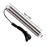 LED Torch - 12 pcs Mini Flashlight 40- 50 M Lumens Pocket Torches Wrist Strap Camping Outdoor Battery Powered Keychain Torchlight Non Adjustable Handy Flash Blinker - Click Switch, Batteries Included