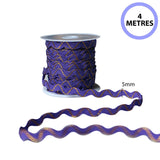 4m Ric Rac Ribbon 12 Rolls Fabric Edge Trim Ric-Rac Ribbon Braid Trimming Craft Ribbon Zig-Zag Flange Piping Cord Trim - Upholstery Edging Lace Trim, Saree Border, Draperies, Pillow, Scrapbooking, Paper Craft, Card Decorative Ribbon Trim