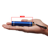 Kurtzy 12 Pack Mini torch Flashlight, Pocket-Sized LED Torch with 12 AA batteries - Red, Blue, Green, Black and Yellow - Bulk Set of Torches - Cool White Light