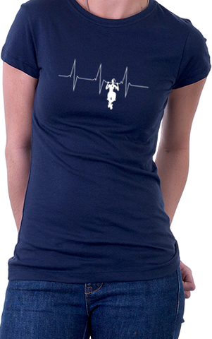Pull Up Heart Beat Women's Fit T-Shirt