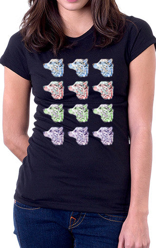 Dog Illustration Women's Fit T-Shirt