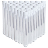 Kurtzy 100 Clear Plastic Test Tube Bead Storage Containers with lids, Transparent Storage Bottles with lid for Beads, Jewelry Storage 75X10 mm - Empty Test Tubes Bead Storage Container (5 ml)