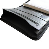 Kurtzy Ring Binder Document Holder - Professional A4  Portfolio Folder / Display Book Padfolio - A4 Conference Folder for Document , Resume,  Business Folio Case with Zipper - Faux Leather Folder