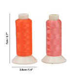 CURTZY  Sewing Thread Set - 63 Pcs Overlocking  Polyester Machine Embroidery Thread (200 Yards )- Ideal  for all sort of Embroidery  works and Brother / Babylock / Janome / Singer / Kenmore Sewing machines
