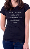 Many Lives Women's Fit T-Shirt