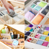 Kurtzy Cut To Size Any-way Slot Together Drawer Organiser Dividers - Pack of 7
