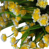 Artificial Flowers (4 Pack) - 38 cm (14.96?) L Bunch of Fake Yellow Daffodils with Stems - Plastic, Faux Greenery Shrub Plants for Floral Arrangements, Wedding/Home Decoration, DIY Arts and Crafts