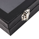 Kurtzy Ring Display Box - Ring Holder Organizer hold up to 70 Rings - Jewellery Box - Ring Storage Case - Faux PVC Leather and Velvet Lining Box for Jewellery, Rings, Earring and more