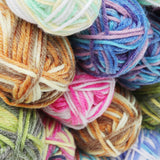 20 Piece Multicolour Knitting Crochet Yarn Set by Kurtzy - Assortment Colourful Acrylic Soft Yarn - Thick Yarn Multicolour Bundle for Knitting Jumpers, Cardigans, Clothes, Blankets and More