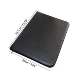 Kurtzy Ring Binder Document Holder - Professional A4  Portfolio Folder / Display Book Padfolio - A4 Conference Folder for Document , Resume,  Business Folio Case with Zipper - Faux Leather Folder