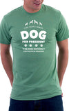 Negative Dog For President Unisex T-Shirt