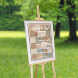 Easel - 137cm Tall Adjustable Wood Easel for Kids and Adults- Wooden Art Display Canvas Painting Easel by Kurtzy - Easy to Assemble - Fits Small and Large Canvas's - Large Easels