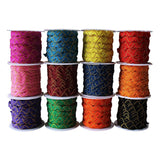 4m Ric Rac Ribbon 12 Rolls Fabric Edge Trim Ric-Rac Ribbon Braid Trimming Craft Ribbon Zig-Zag Flange Piping Cord Trim - Upholstery Edging Lace Trim, Saree Border, Draperies, Pillow, Scrapbooking, Paper Craft, Card Decorative Ribbon Trim