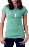 Pull Up Heart Beat Women's Fit T-Shirt