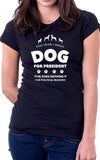 Negative Dog For President Women's Fit T-Shirt