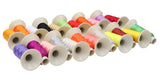 CURTZY  Sewing Thread Set - 63 Pcs Overlocking  Polyester Machine Embroidery Thread (200 Yards )- Ideal  for all sort of Embroidery  works and Brother / Babylock / Janome / Singer / Kenmore Sewing machines