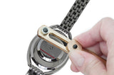Kurtzy Watch Repair Kit - 15 Tools & 270 Stainless Steel Wrist Strap Pins with Black Carry Case - Professional Watchmaker Tools For Link Removal/Adjustment, Battery Changing, Back Case Opener