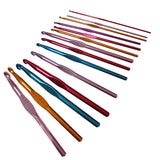 Set of 15cm Aluminium Crochet Hooks