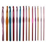 Set of 15cm Aluminium Crochet Hooks
