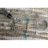 1000pc Silver Alphabet Bead Set