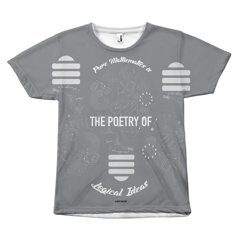 Albert Einstein Pure Mathematics All Over Tees