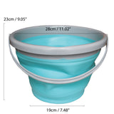 10 Litre Collapsible Silicone Bucket