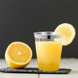 Gobelets en Plastique (300 ml) - 24 Pcs de Verres en Plastique - Verres à Boire pour Fêtes, Pique-nique, Mariage, Cocktails et Jus - Verre Plastique, Gobelets (11 oz)