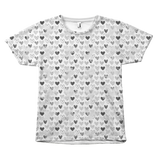 Multiplied Cupid Heart All Over Tees