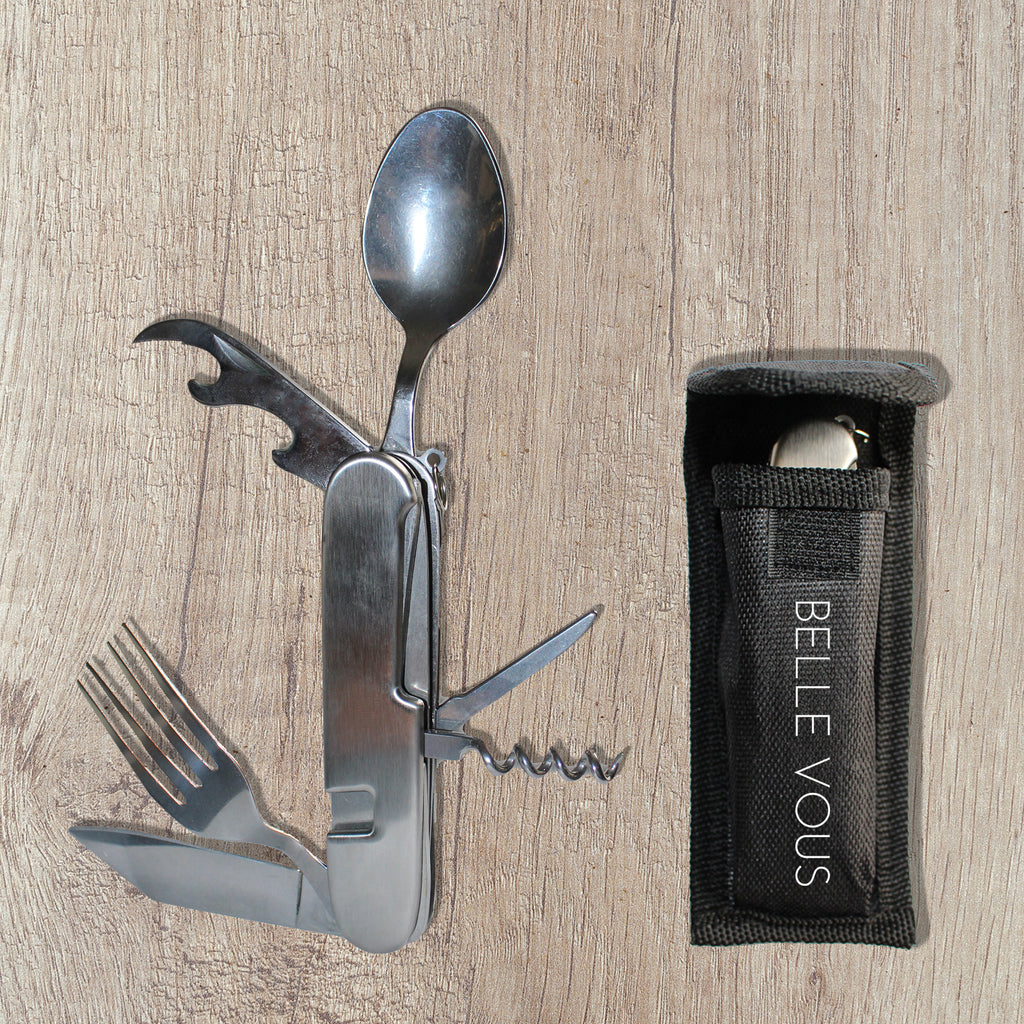 6 in 1 Camping Cutlery