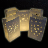 50 Pack Candle Bag Set with 50 Tea Lights