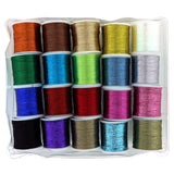 20 Pack Metallic Thread