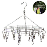 20 Peg Clip Clothes Hanger
