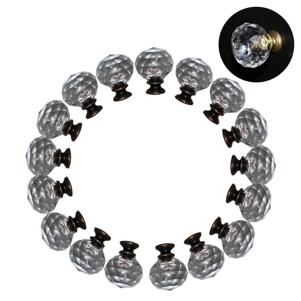 Clear Transparent Handle Knobs