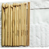 15cm Bamboo Crochet Hooks