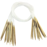 16 Piece Bamboo Circle Knitting Needles