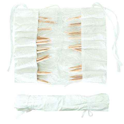 16 Piece Bamboo Circle Knitting Needles