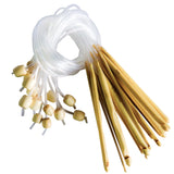 16 Piece Bamboo Crochet Hook Set