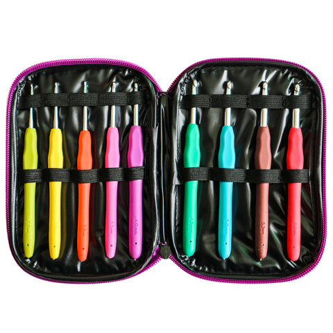 15cm Crochet Hooks in Case