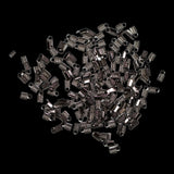 Curtzy 40 Pieces 1m x 3mm Leather Cord Faux Suede String Threads with 200 Pieces Silver Cord Ends - Faux Suede Cord for Bracelet, Necklace, Key Rings, Jewellery, and Gift Making DIY Crafts