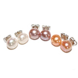 3 Pairs of Pearl Stud Earrings